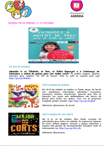 Agenda octubre Barcelona Colours