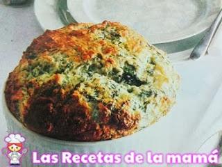 Soufflé de trucha ahumada