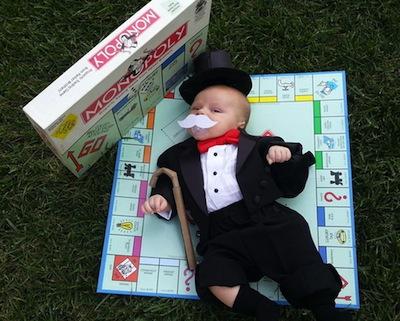 disfraz bebe Mr. Monopoly