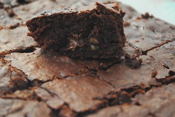 Brownies con pedazos de chocolate