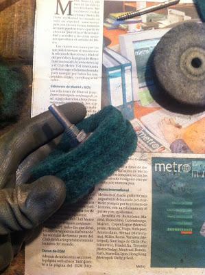 Disco de scotch brite casero