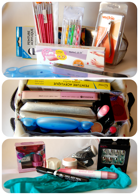 Mi neceser de nail art.