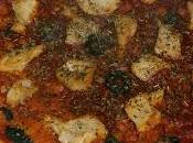 Pizza pollo aceitunas