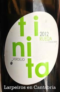 Vino Blanco Tinita 2012: Un rueda interesante