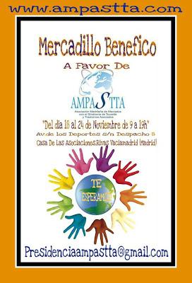Mercadillo Solidario a favor de Ampastta