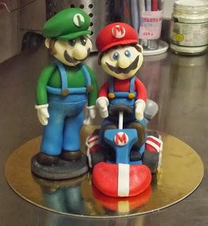 MARIO BROS E LUIGI IN PASTA DI ZUCCHERO