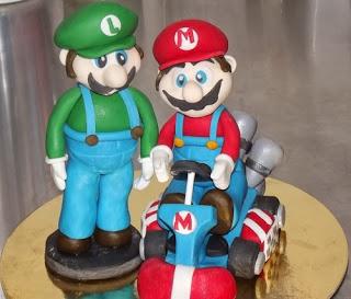 MARIO BROS E LUIGI IN PASTA DI ZUCCHERO