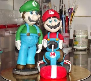 MARIO BROS E LUIGI IN PASTA DI ZUCCHERO