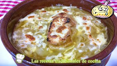 sopa de cebolla