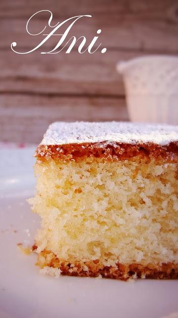 BIZCOCHO ESPONJOSO DE YOGURT DE LIMON