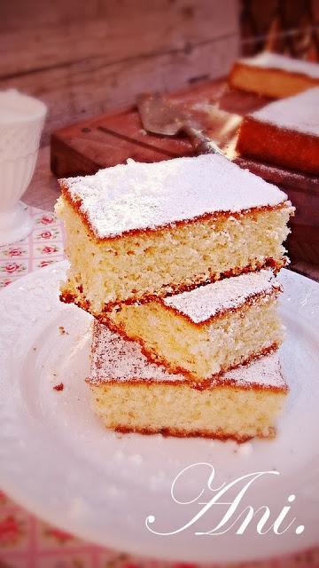 BIZCOCHO ESPONJOSO DE YOGURT DE LIMON