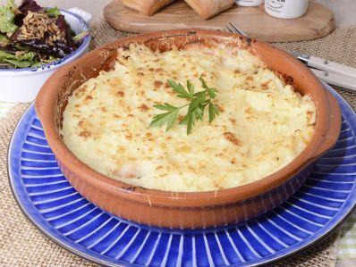 Pastel de atún con patatas gratinado-Isabel del Real