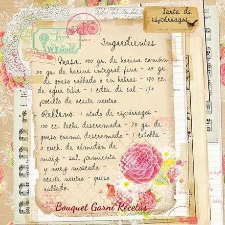 Tarta de espárragos