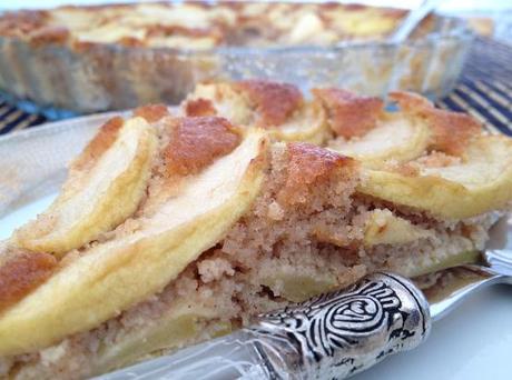 tartas para celiacos tartas de frutas recetas fáciles Tarta de manzana y almendra (sin gluten) recetas fáciles y rápidas de postres recetas delikatissen receta sin gluten postres y tartas sin gluten postres y tartas fáciles postres de otoño manzana bizcocho almendra y manzana receta 