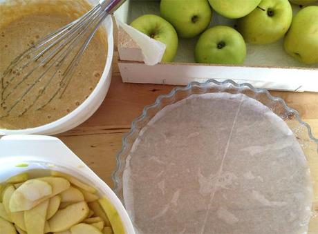 tartas para celiacos tartas de frutas recetas fáciles Tarta de manzana y almendra (sin gluten) recetas fáciles y rápidas de postres recetas delikatissen receta sin gluten postres y tartas sin gluten postres y tartas fáciles postres de otoño manzana bizcocho almendra y manzana receta 