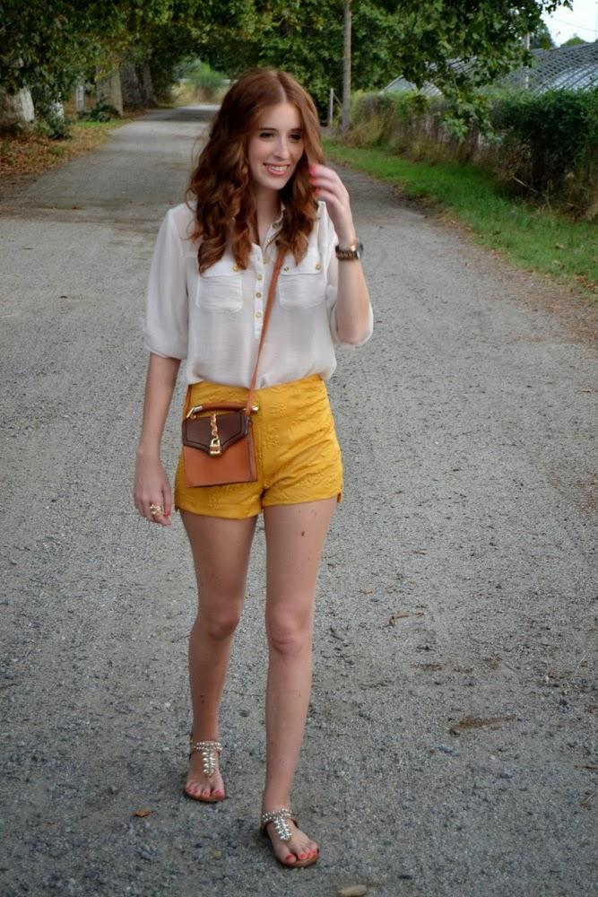 YELLOW SHORTS