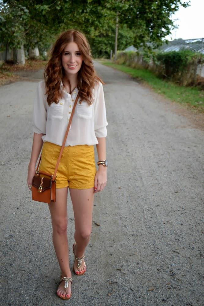 YELLOW SHORTS