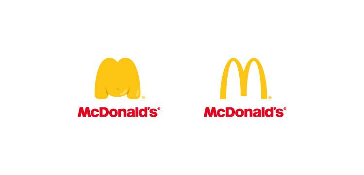 Así deberían ser realmente los logos de los fast food