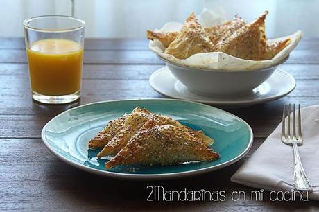 Triángulos de bacalao y sorteo de libro de @Maribel_MChef