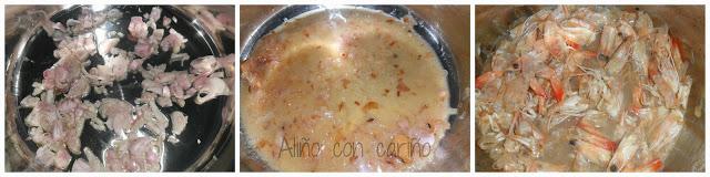 SALMÓN EN SALSA DE GAMBAS