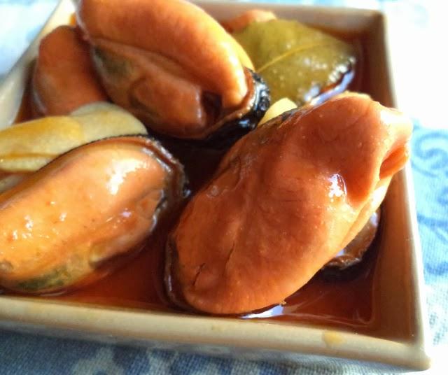 Mejillones en Escabeche con Un Toque Picantito Y..... CONCURSO TABASCO!!!!