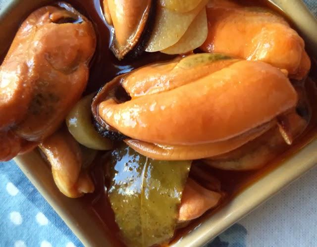 Mejillones en Escabeche con Un Toque Picantito Y..... CONCURSO TABASCO!!!!