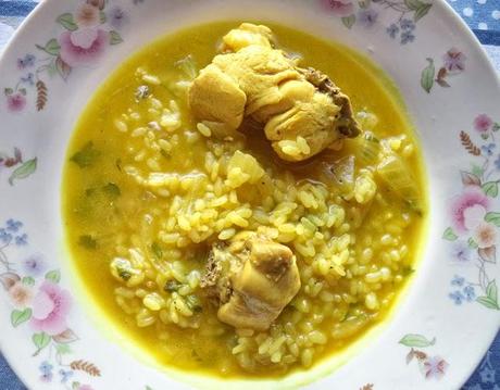 Arroz y Pollo al Curry y Ras Al Hanout