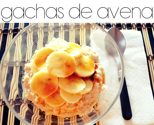 Gachas de avena