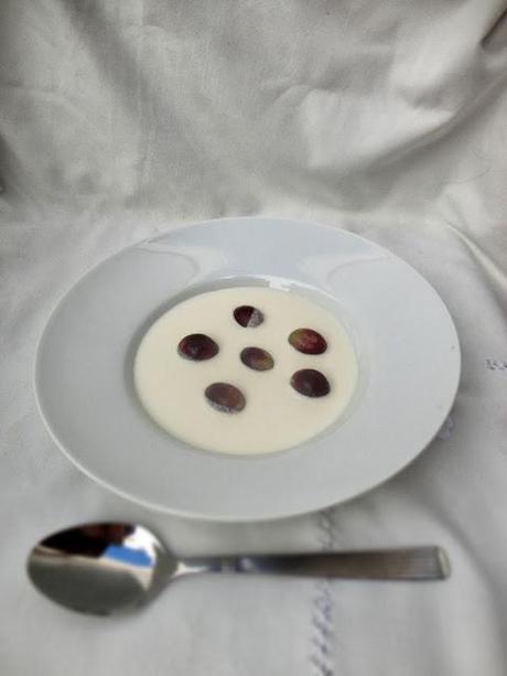 Ajoblanco con Uvas. II Ciclo Recetas Aprovechamiento.