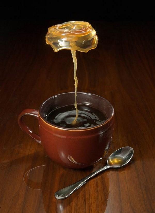 esculturas con liquidos de colores por jack long