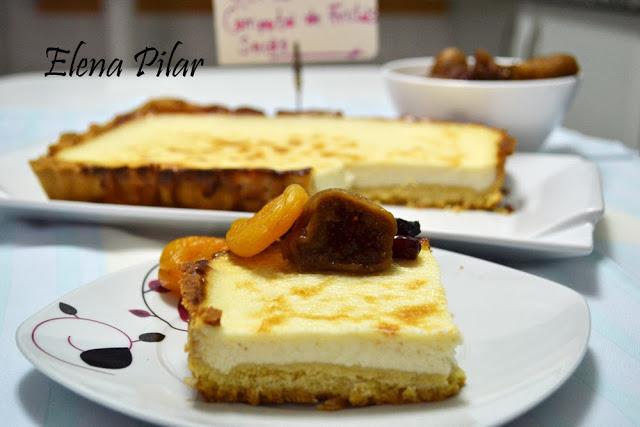 Tartaleta de Ricota con compota de Frutas Secas