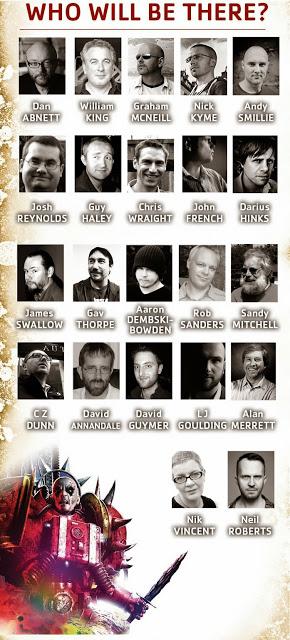 Confirmaciones para el Black Library Weekender II