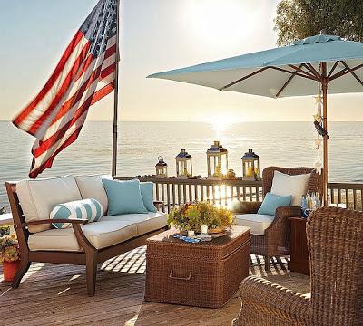 Decoracion Rustica con Canastas