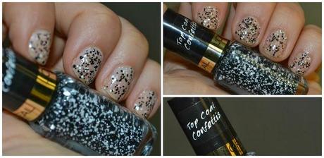 Provando o Top coat confetiis da Loreal
