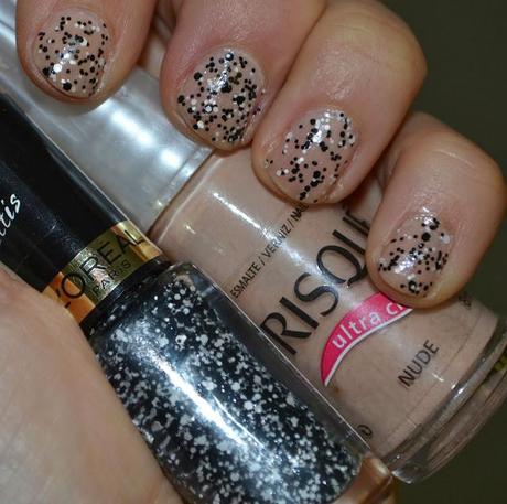 Provando o Top coat confetiis da Loreal