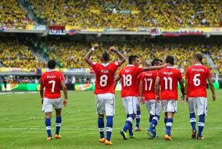 CHILE COSECHA EMPATE EN BARRANQUILLA Y APLAZA EL FESTEJO MUNDIALISTA