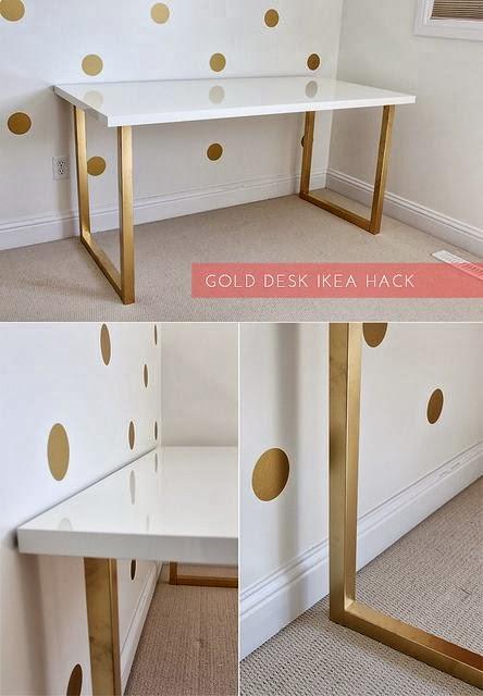 Inspiración de fin de semana: Blanco y oro