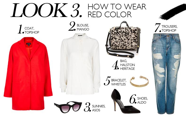 HOW TO WEAR RED COLOR