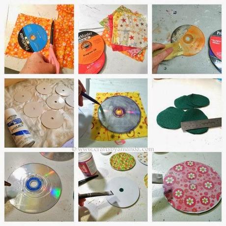 Convierte unos viejos CDs en unos originales posavasos