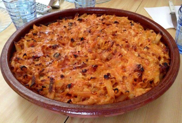 Macarrones al horno