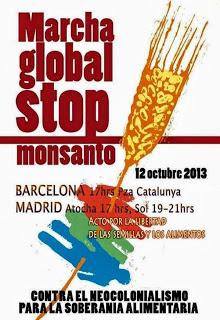 Marcha mundial contra la transnacional Monsanto