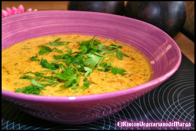 Sopa de tofu y verduras