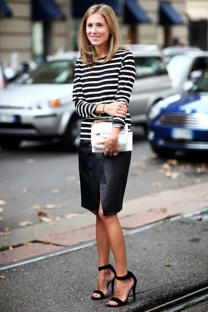 STREET STYLE INSPIRATION; THE PENCIL SKIRT.-