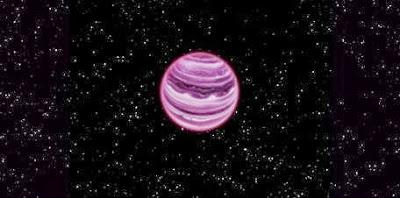 Un planeta que flota libremente en el espacio