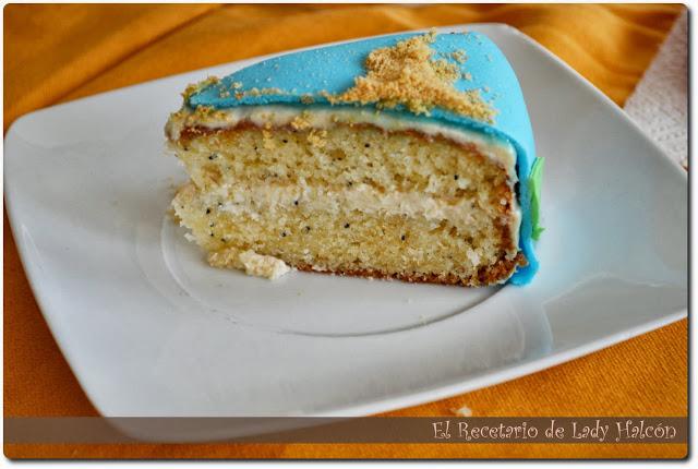 Tarta de fondant un papá cumpleañero en la playa