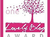 "Lovely blog award"...