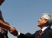 Presidente piñera asistió atletismo juegos deportivos nacionales