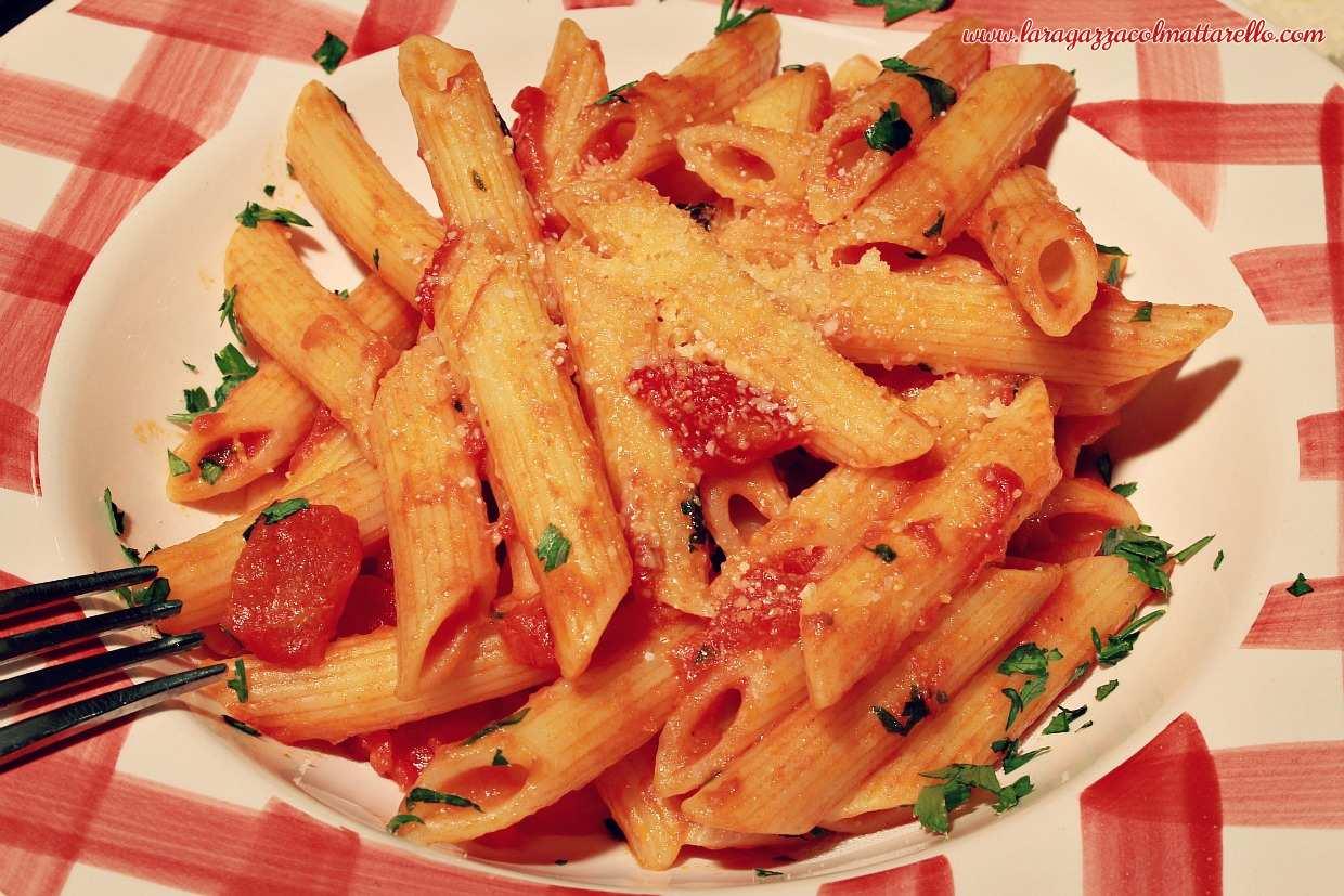 Penne allarrabbiata ~ recetas primeros  ~ IMG 7956m