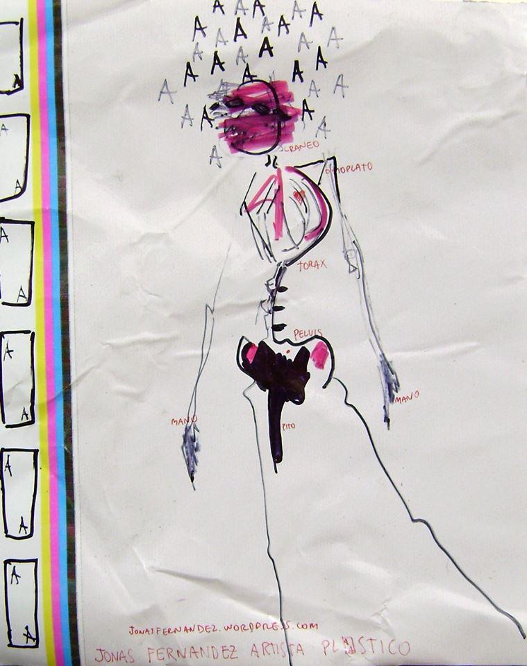 Bocetos y dos pinturas