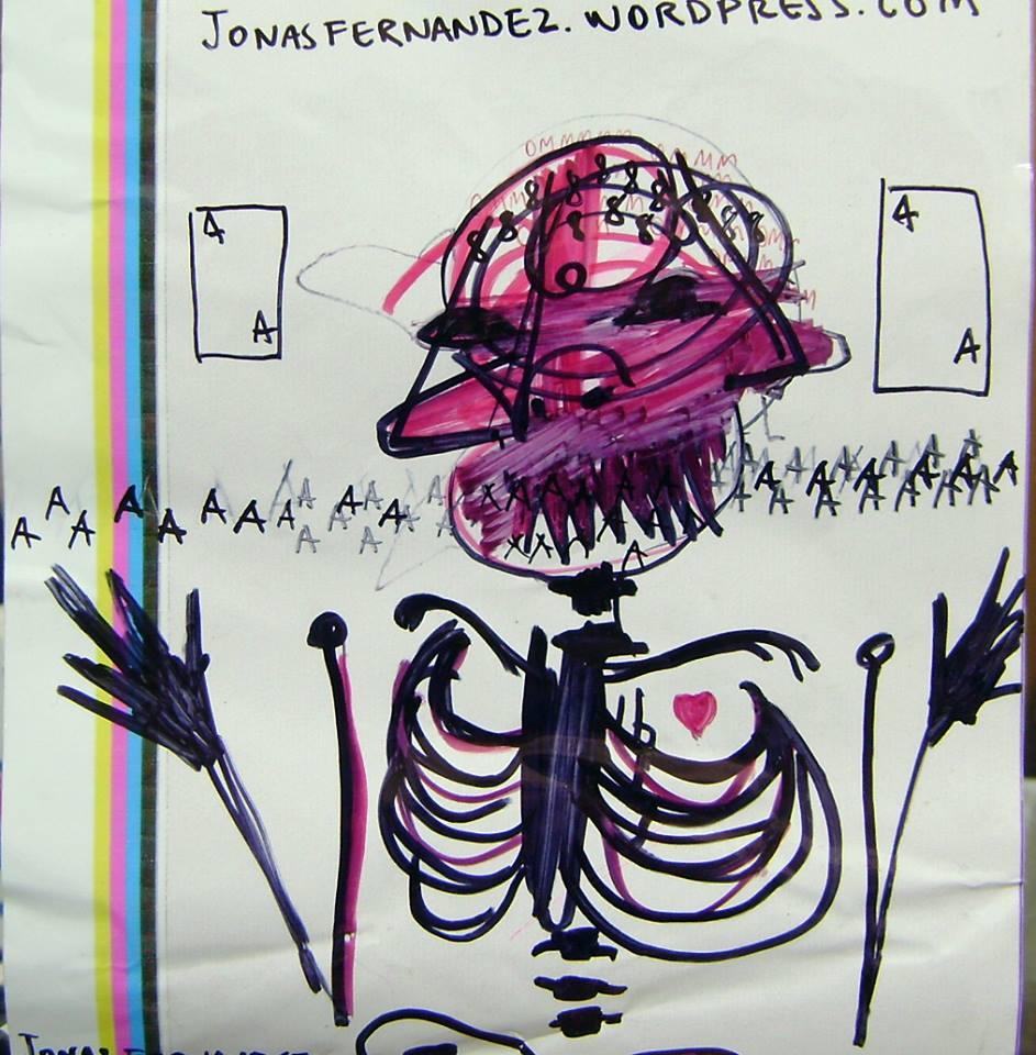 Bocetos y dos pinturas